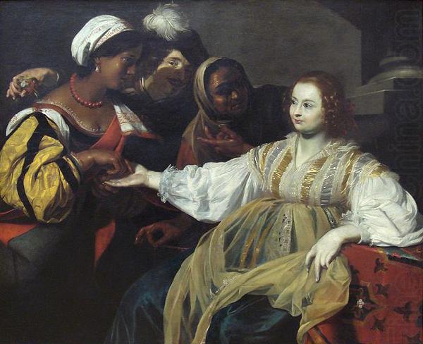 Nicolas Regnier The Fortune Teller china oil painting image